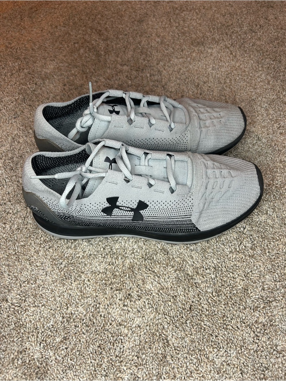 Under Armour Men’s Gray and Black Training Sneakers